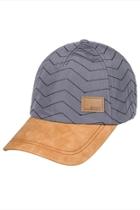  Quilted Faux-suede Cap