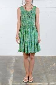  Green Batik Dress