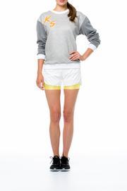  White Jogger Shorts