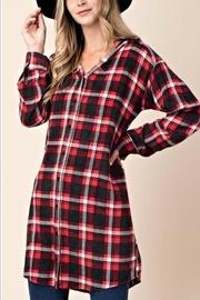  Washed Plaid Tunic