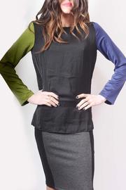  Color-block Blouse