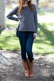  Elbow Patch Top