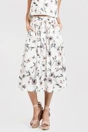  Floral Button-down Skirt