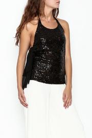  Sequined Halter Top