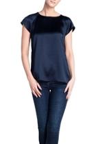  Silk Cap Sleeved Top