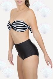  Stripe Bandeau Top