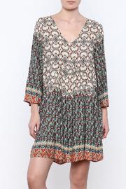 V-neck Drop Waist Dress