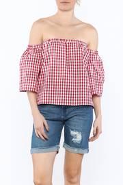  Red Gingham Top