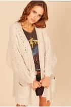  Rough Hem Cardigan