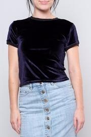  Velvet Cropped Tee