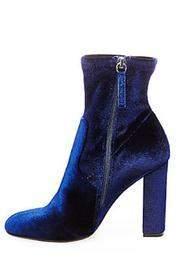  Edit Velvet Bootie