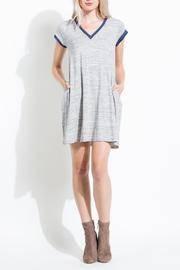  V Neck Tee Dress