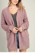  Open Font Cardi With Pockets