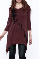 Embroidered Squiggle Tunic