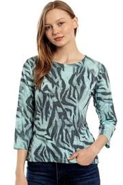  Aqua Abstract Tee