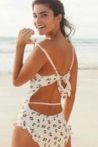  Cherry Print Swimwear
