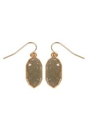  Druzy-crystal Oval-earrings