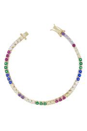  Multi Color Tennis Bracelet
