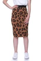  Knit Leopard Skirt
