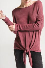  Moon Dance Tie Front Sweater