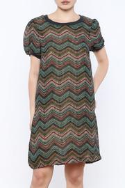  Chevron Multicolor Dress