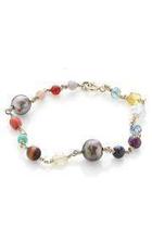  Gemstone Gold Bracelet