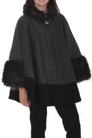  Fur Trimmed Cape