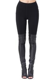  Over The Knee Leatherette Legging