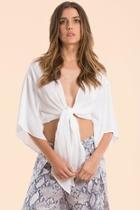  Cropped Tie Top