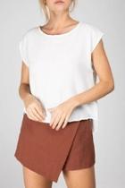  Drop-shoulder Gauze Tank