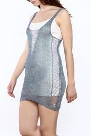  Shredded Mesh Tunic