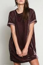  Velvet Tshirt Dress