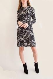 Cheetah Cowl Neck Dress