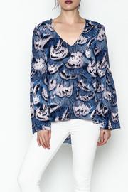  Peacock Printed Blouse