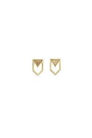  Shield Stud Earrings