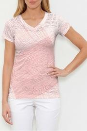  Sketch Coral V-neck Tee