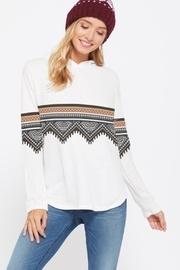  Aztec Print Hoodie
