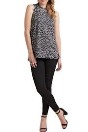  Sleeveless Leopard Top