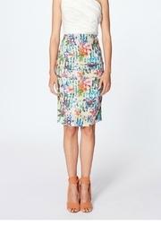  Floral Ruche Skirt