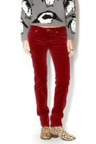  Merlot Skinny Corduroys