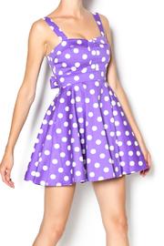  Purple Polka Dot Dress