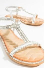  Silver Stone Sandals