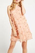  Peach Combo Dress