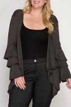  L/s Open Front Cardi