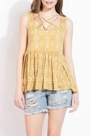  Flounce Criss Cross Tank