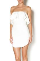  Tiered White Dress