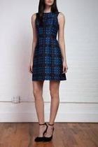  Plaid Jacquard Dress