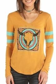  Mustard Skull Tee