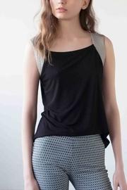  Black Casual Tank Top