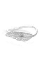  Silver Feather Ring
